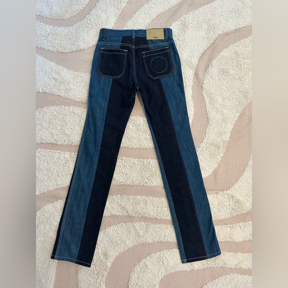 Chloé patch work jeans